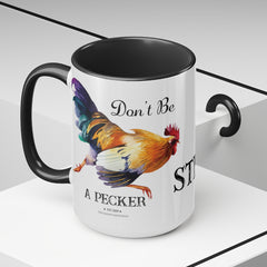 Custom Rooster Mug, Personalized Mug - The Naughty Equestrian