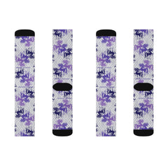 Fancy Horse Purple Socks