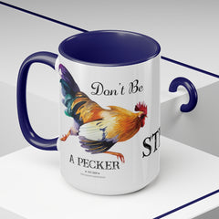 Custom Rooster Mug, Personalized Mug - The Naughty Equestrian
