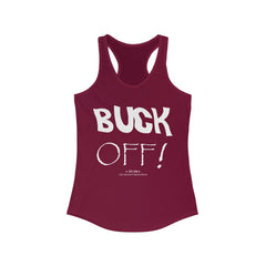Buck Off Western Racerback Tank