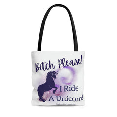 The Naughty Equestrian I Ride A Unicorn Tote Bag, Horse Tote, Equestrian Riding Bag, Horse Lover Gift