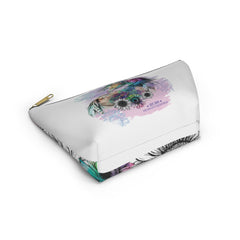 The Naughty Equestrian Watercolor Sunflower Horse Makeup Bag