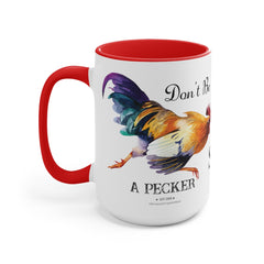Custom Rooster Mug, Personalized Mug - The Naughty Equestrian