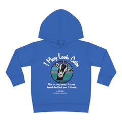 The Naughty Equestrian Funny Goat Toddler Sweatshirt