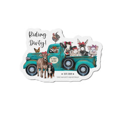 The Naughty Equestrian Riding Dirty Farm Animal Fridge Magnet