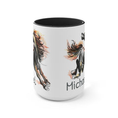 Custom Horse Mug, Horse Coffee Mug - The Naughty Equestrian