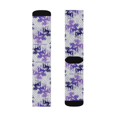Fancy Horse Purple Socks