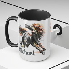 Custom Horse Mug, Horse Coffee Mug - The Naughty Equestrian