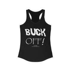 Buck Off Western Racerback Tank