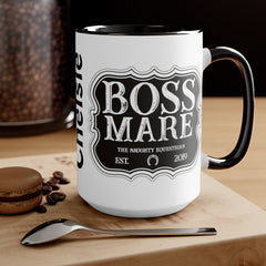 Custom Horse Mug, Boss Mare Mug - The Naughty Equestrian