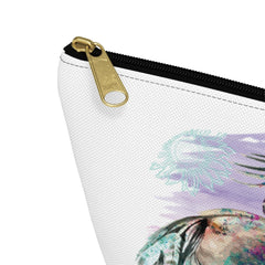 Watercolor Sunflower Horse Makeup Bag - The Naughty Equestrian