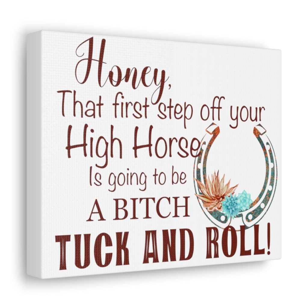 Tuck and Roll Horseshoe Wall Hanging - The Naughty Equestrian