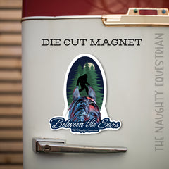 Bigfoot Between the Ears Series Refrigerator Magnet, Western Magnet