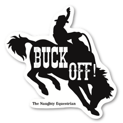 Buck Off Horse Rodeo Sticker