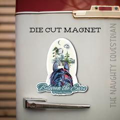 Camping Between the Ears Series Refrigerator Magnet, Western Magnet