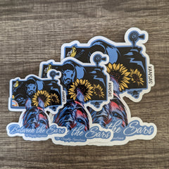 Kansas Between the Ears Series Sticker, Vinyl Car Decal