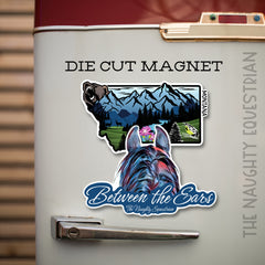 Montana Between the Ears Series Refrigerator Magnet, Western Magnet