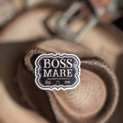 Boss Mare Sticker, Western Vinyl Decal