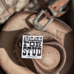 Available For Stud Rodeo Sticker