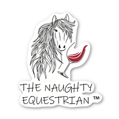 The Naughty Equestrian Sticker