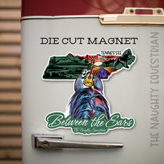 Tennessee Between the Ears Series Refrigerator Magnet, Western Magnet