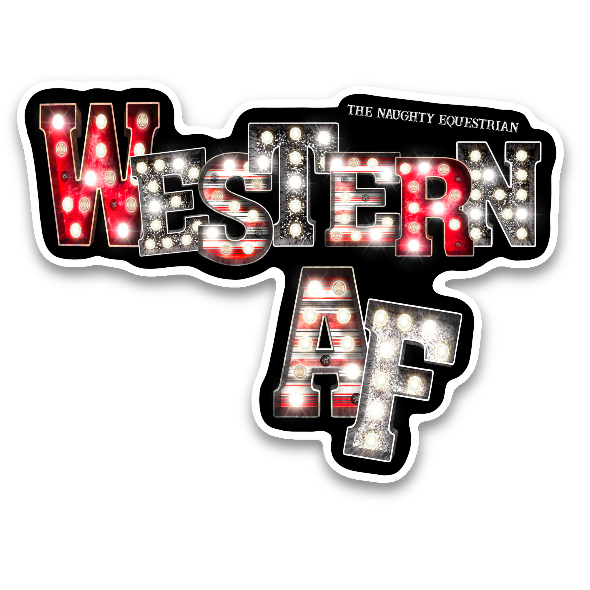 Western AF Rodeo Sticker