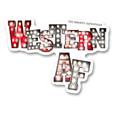 Western AF Rodeo Sticker