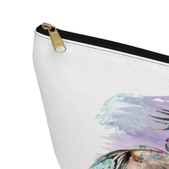 Watercolor Sunflower Horse Makeup Bag - The Naughty Equestrian