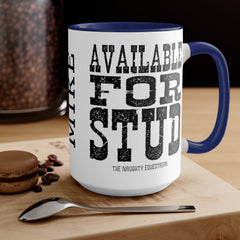 Available for Stud Horse Mug, Custom Horse Coffee Mug - The Naughty Equestrian