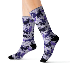 Atomic Horse Purple Socks