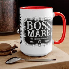 Custom Horse Mug, Boss Mare Mug - The Naughty Equestrian