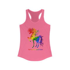 The Naughty Equestrian Rainbow Horse Tank Top