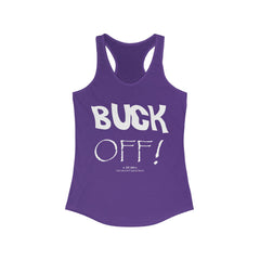 Buck Off Western Racerback Tank