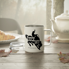 Buck Off Rodeo Horse Western Mug, Camp Cup