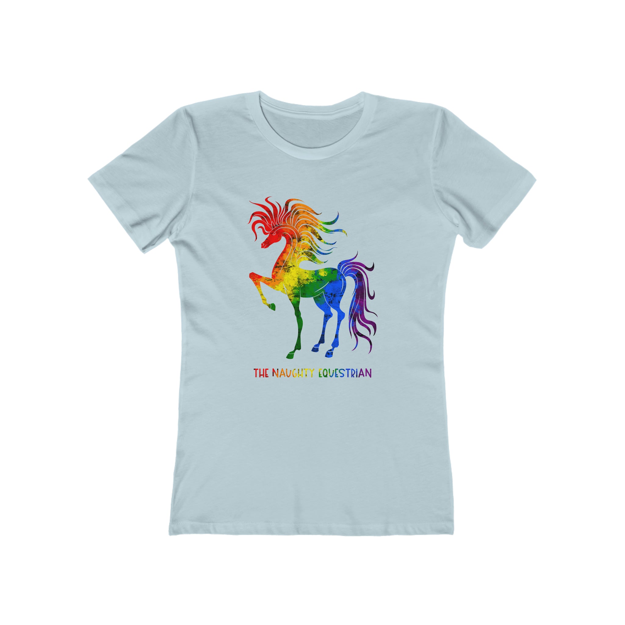 Rainbow Horse Boyfriend Tee