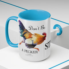 Custom Rooster Mug, Personalized Mug - The Naughty Equestrian