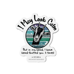 Goat Lover's Farm Animal Magnet - The Naughty Equestrian