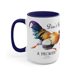 Custom Rooster Mug, Personalized Mug - The Naughty Equestrian