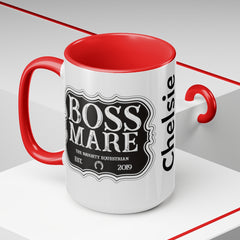 Custom Horse Mug, Boss Mare Mug - The Naughty Equestrian