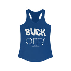 Buck Off Western Racerback Tank