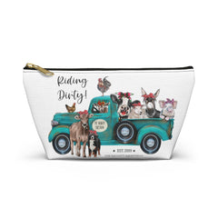 The Naughty Equestrian Riding Dirty Farm Animal Makeup Bag