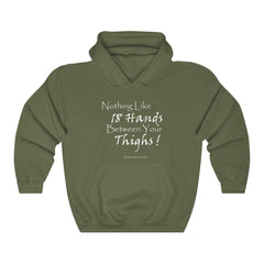 The Naughty Equestrian 18 Hands Between Your Thighs Equestrian Horse Hoodie