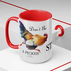 Custom Rooster Mug, Personalized Mug - The Naughty Equestrian