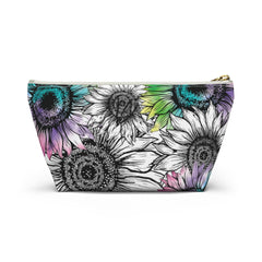 Watercolor Sunflower Horse Makeup Bag - The Naughty Equestrian