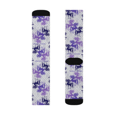 Fancy Horse Purple Socks