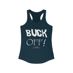 Buck Off Western Racerback Tank