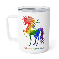 Rainbow Horse Western Mug, Camp Cup