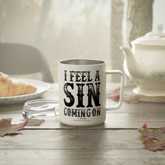 I Feel a Sin Coming On Western Mug, Camp Cup