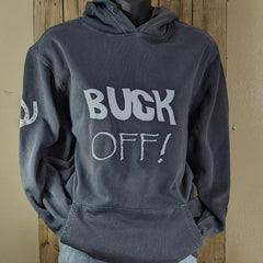 The Naughty Equestrian Buck Off Western Horse Hoodie
