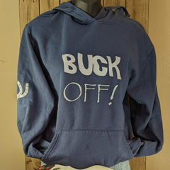 The Naughty Equestrian Buck Off Western Horse Hoodie